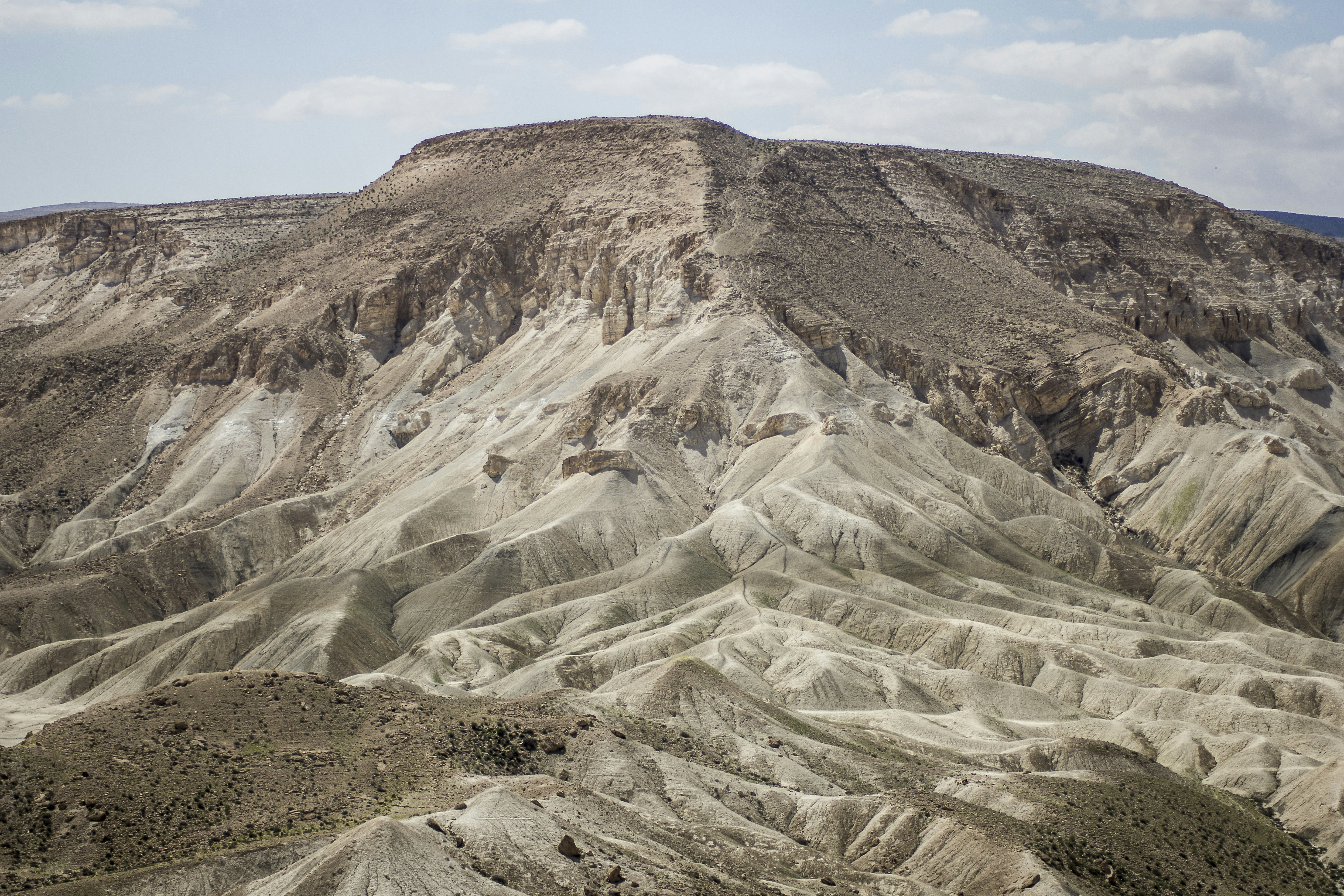 Arid Eroded Mountain Landscape