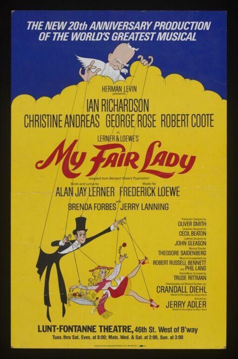 My Fair Lady Musical Poster