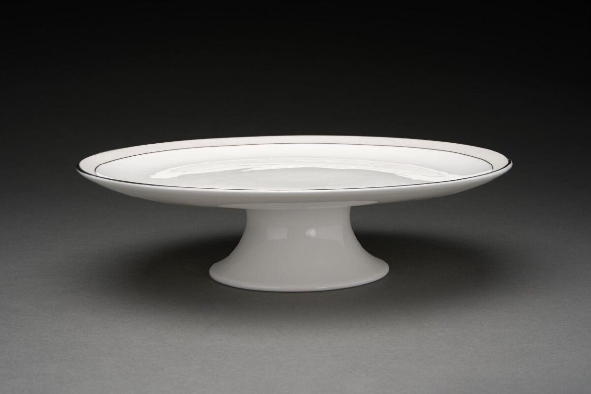White Ceramic Cake Stand