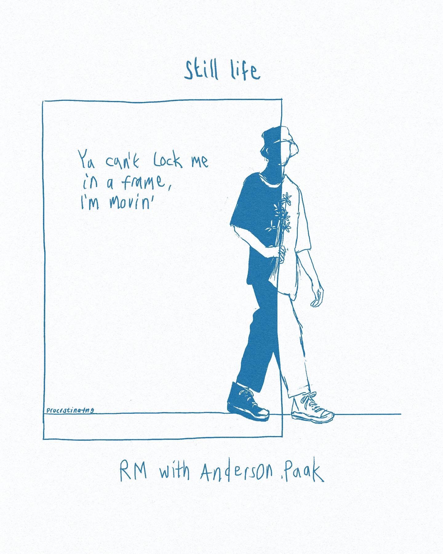 Still Life Song Lyric Art