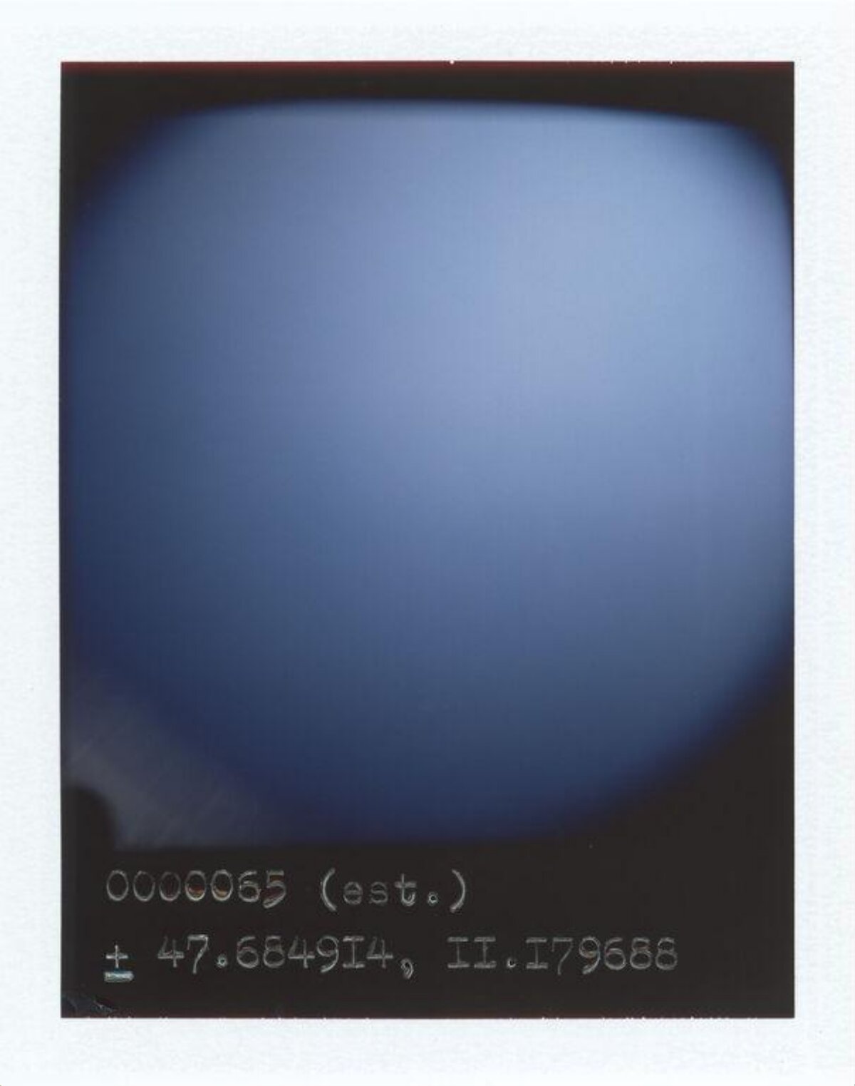 Polaroid Sky With Coordinates — Background Images