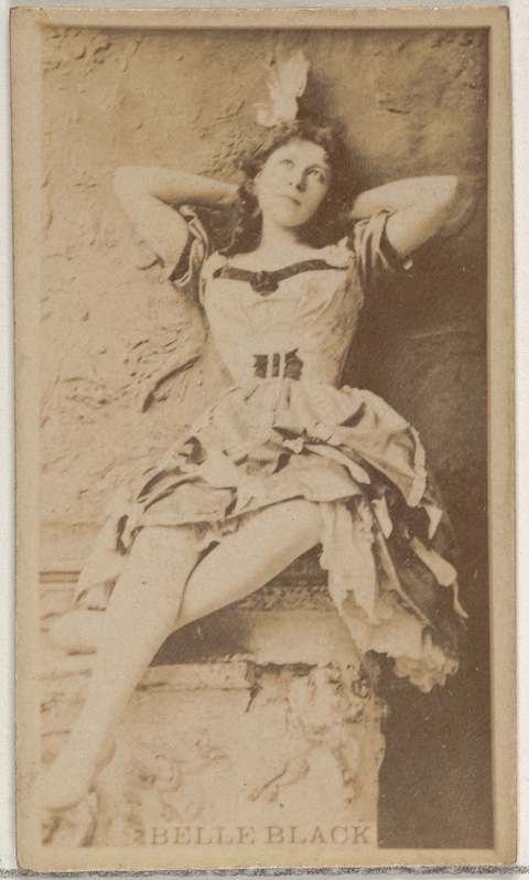 Vintage Portrait of Belle Black