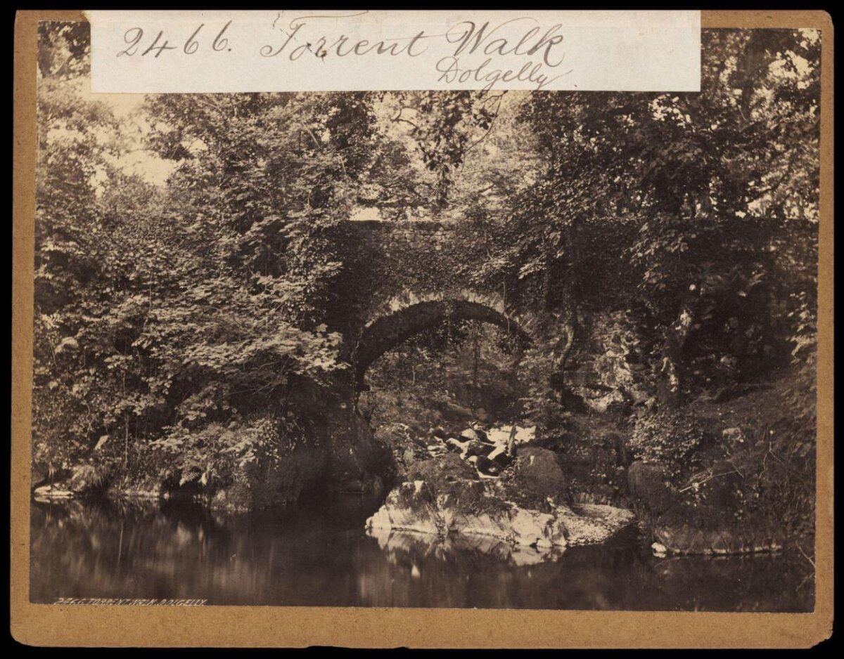 Old Stone Bridge at Torrent Walk Dolgelly