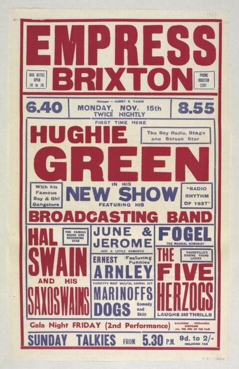 Vintage Empress Brixton Performance Poster