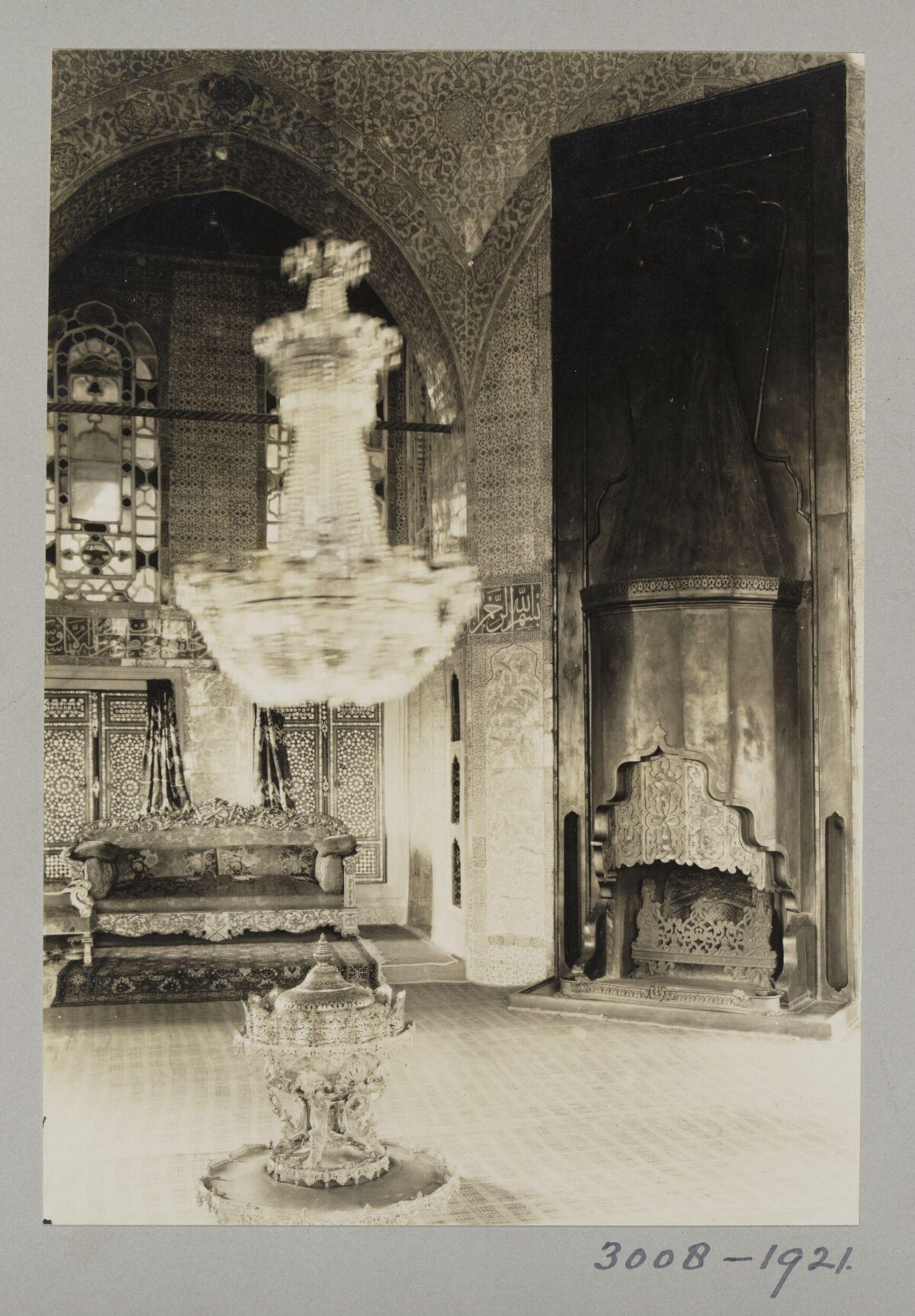 Vintage Ornate Palace Interior