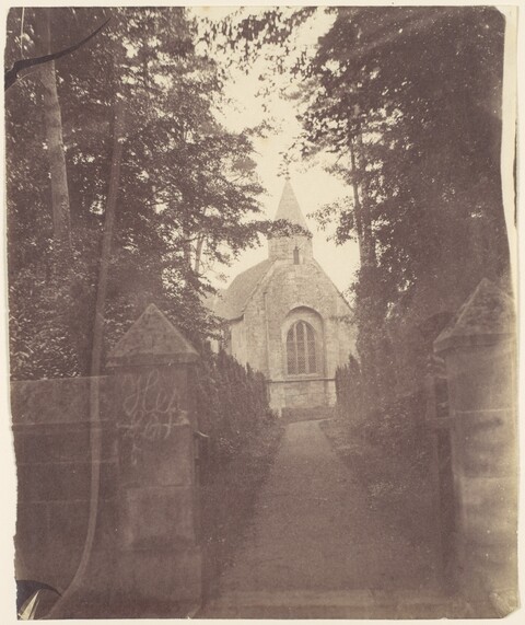 Vintage Stone Chapel Entrance