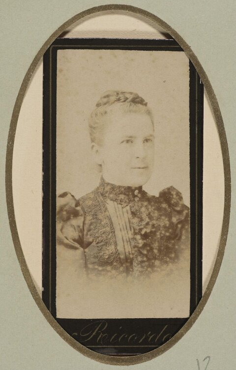 Vintage Portrait of 19th Century Woman