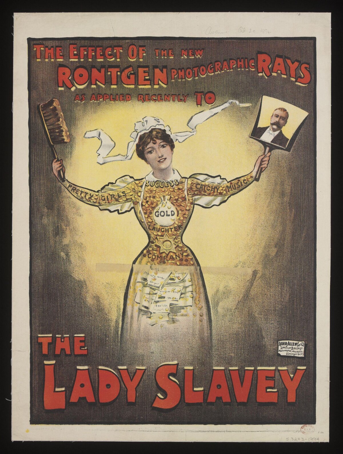 Vintage The Lady Slavey Poster