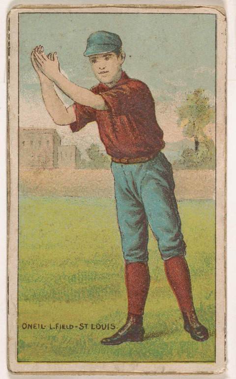 Vintage St. Louis Baseball Player Card