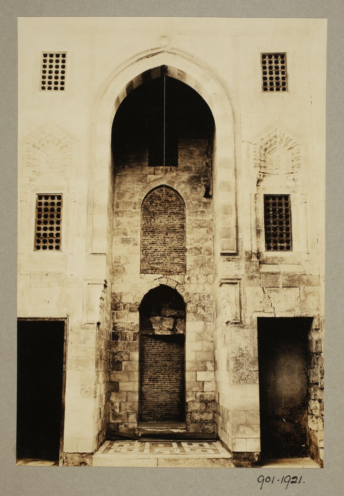 Vintage Historic Stone Building Entrance