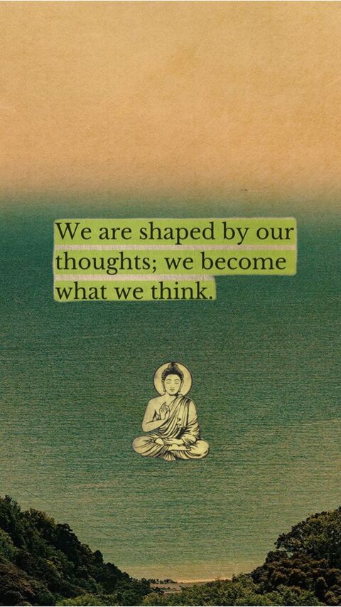 Buddha Inspirational Quote on Thoughts