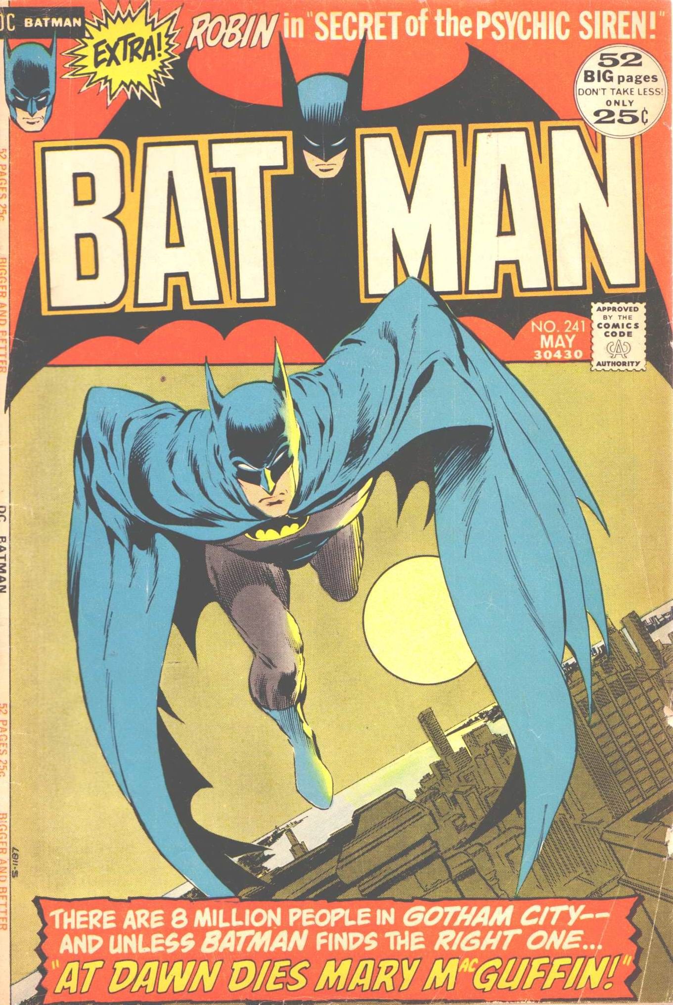 Vintage Batman Comic Cover