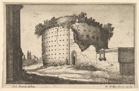 1673 Etching of Ancient Circular Ruin