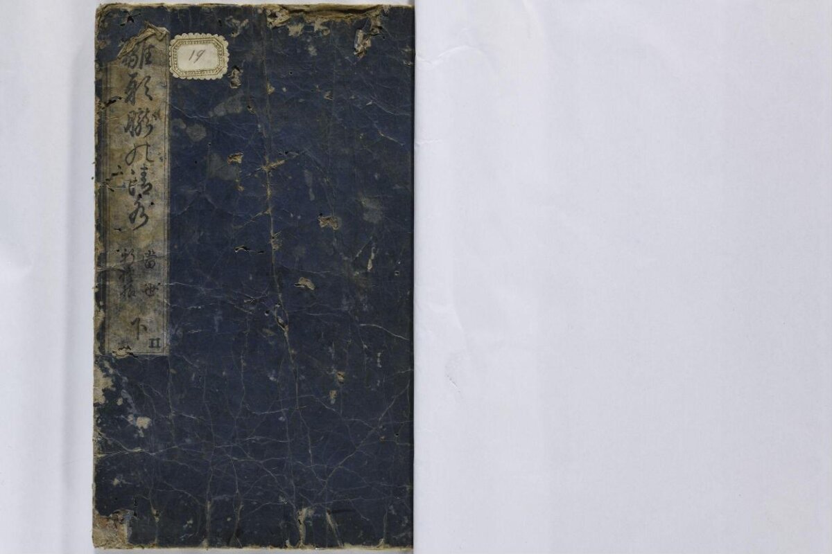 Antique Old Chinese Book Cover