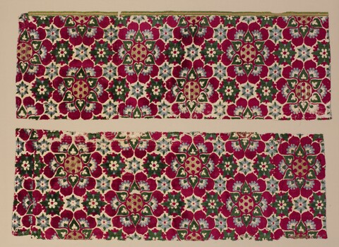 Two Fragments of Patterned Textile