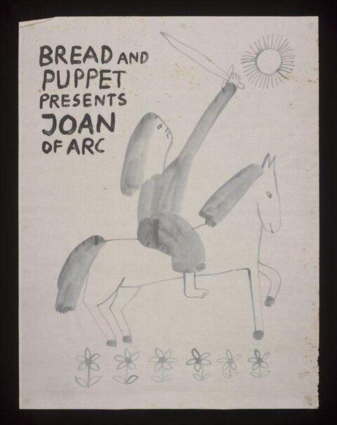 Joan of Arc Bread and Puppet Poster