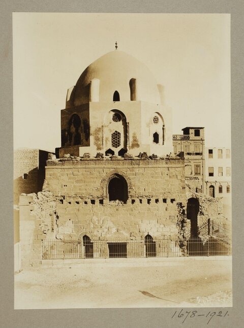 Vintage Photo of Historical Domed Mausoleum