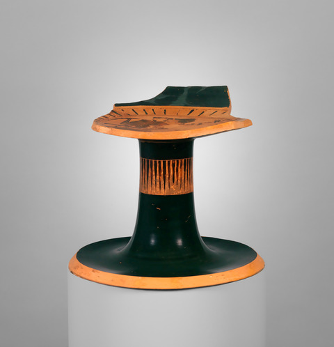 Fragment of Ancient Terracotta Stand