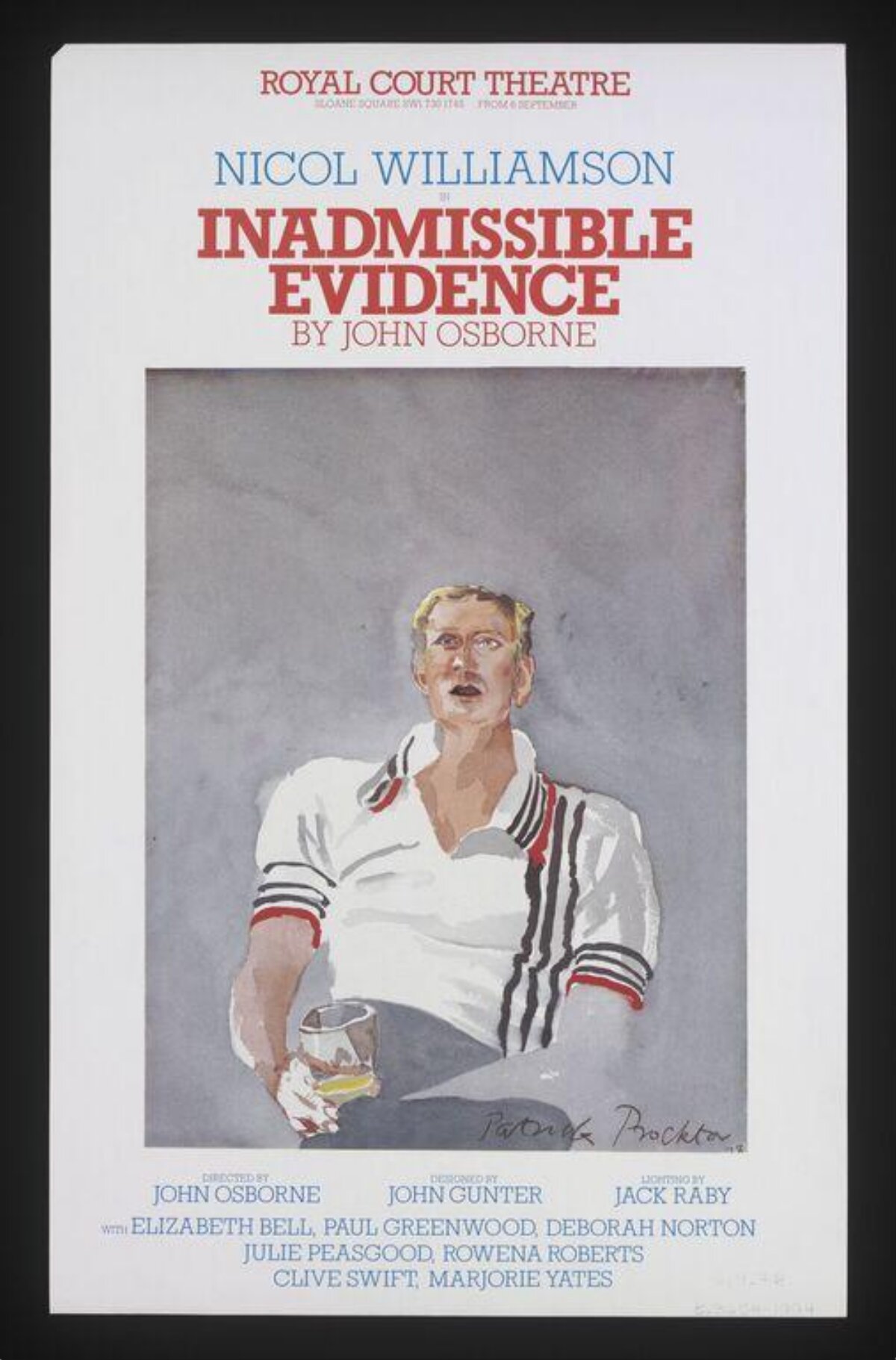 Inadmissible Evidence Theatre Poster
