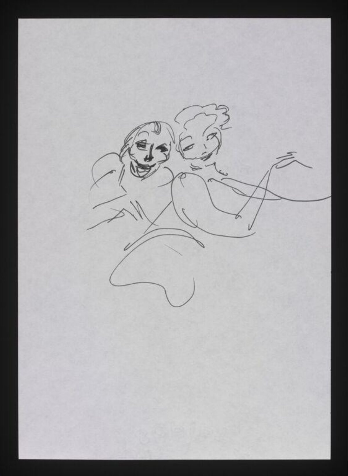 Ink Sketch of Two People