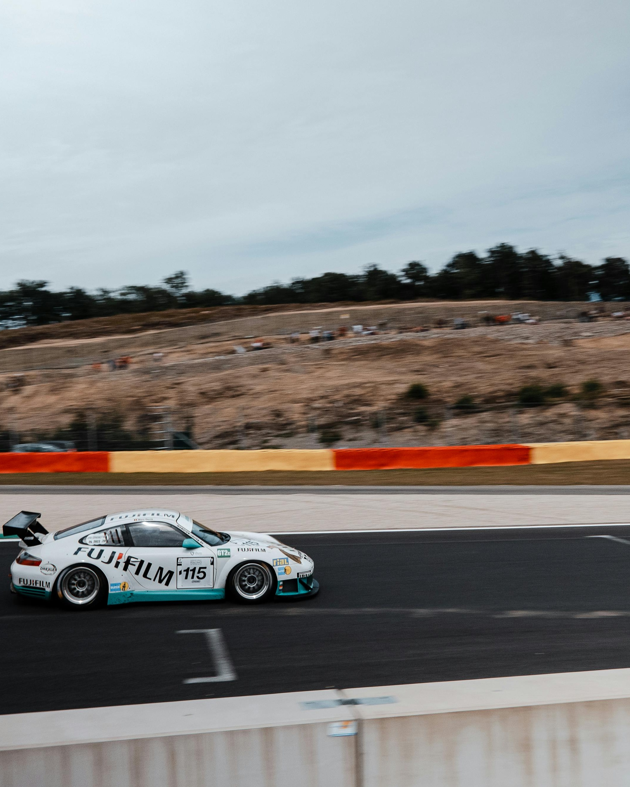 Fujifilm Race Car on Racing Track