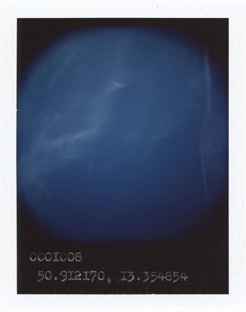 Blue Sky with Wispy Clouds