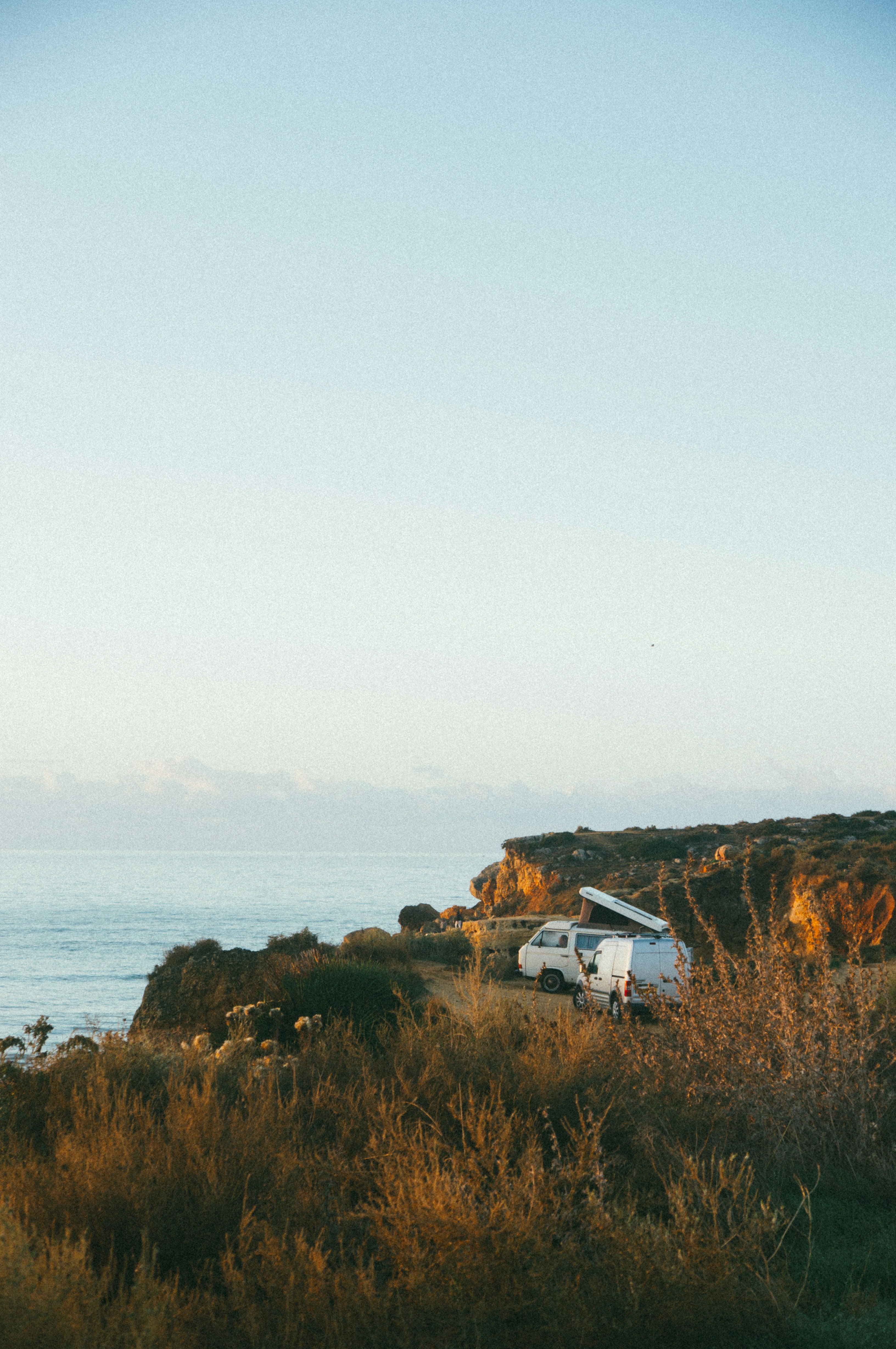 Coastal Cliff Van Camping