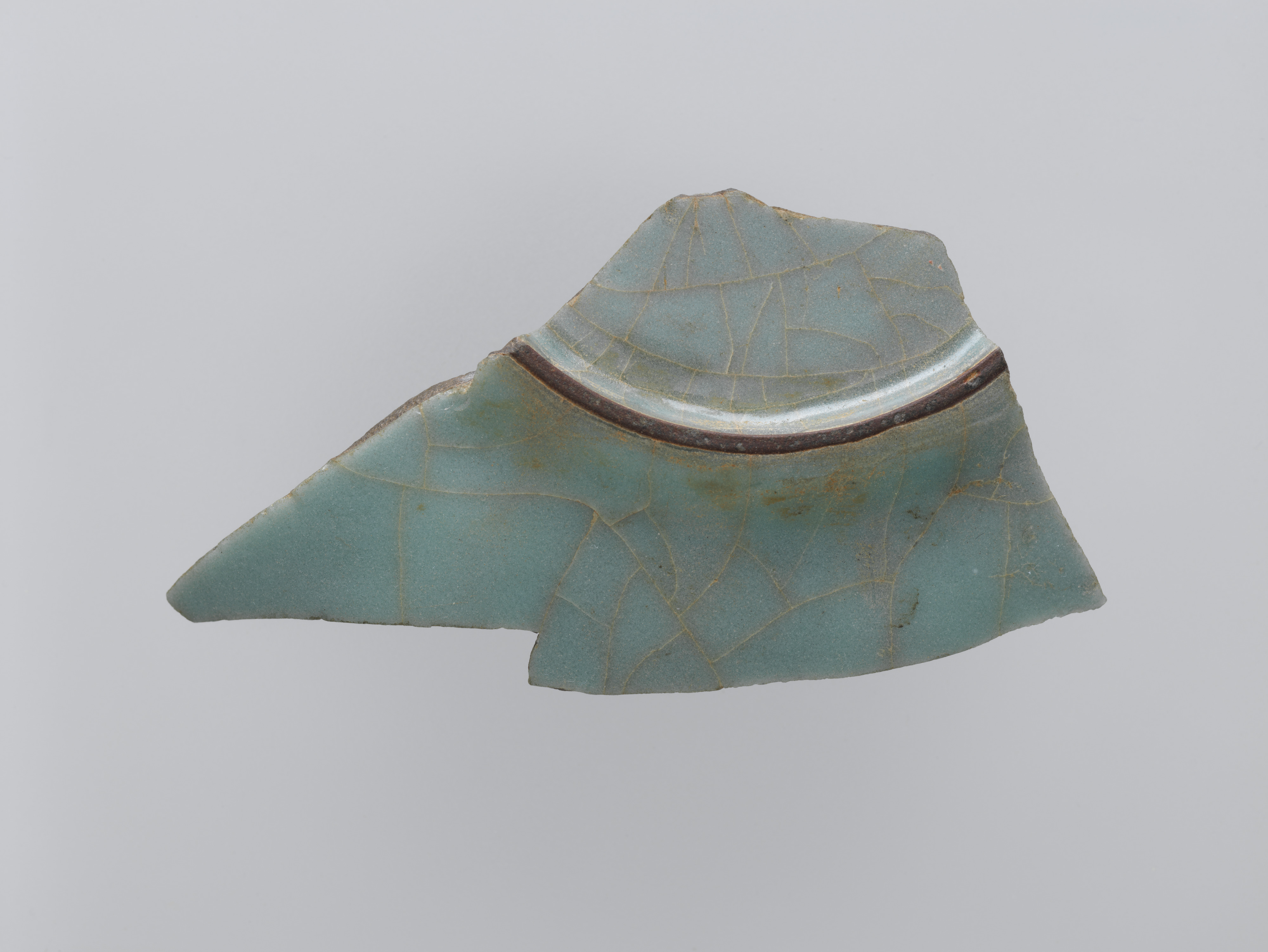Ancient Celadon Porcelain Fragment