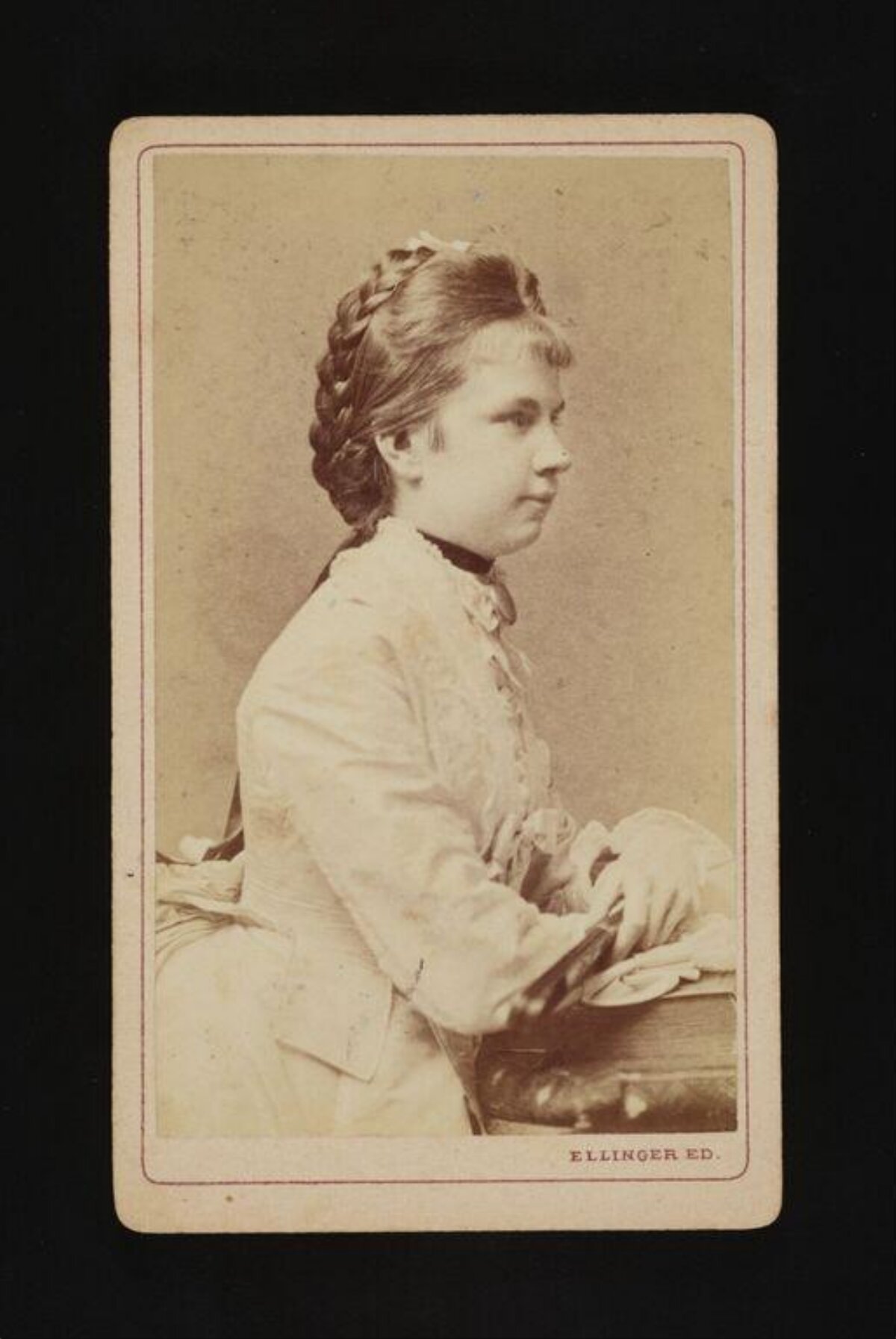 Vintage Portrait of a Young Woman