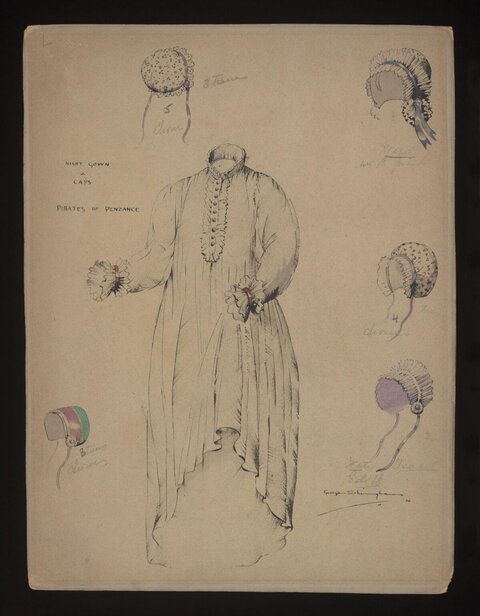 Pirates of Penzance Costume Sketch