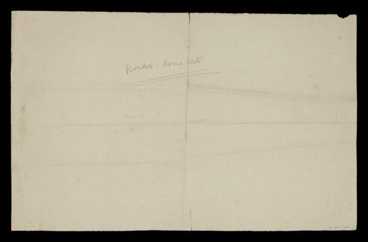 Vintage Blank Paper with Handwritten Note
