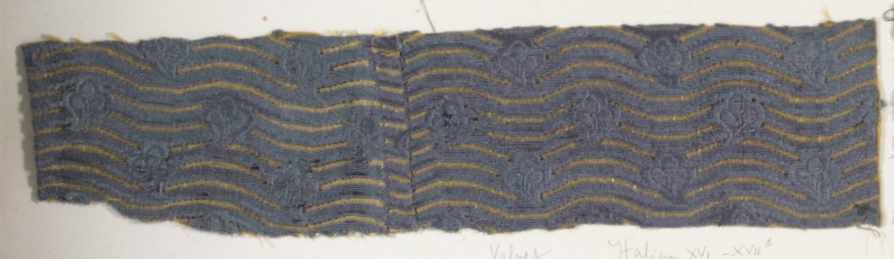 16-17th Century Italian Velvet Fragment