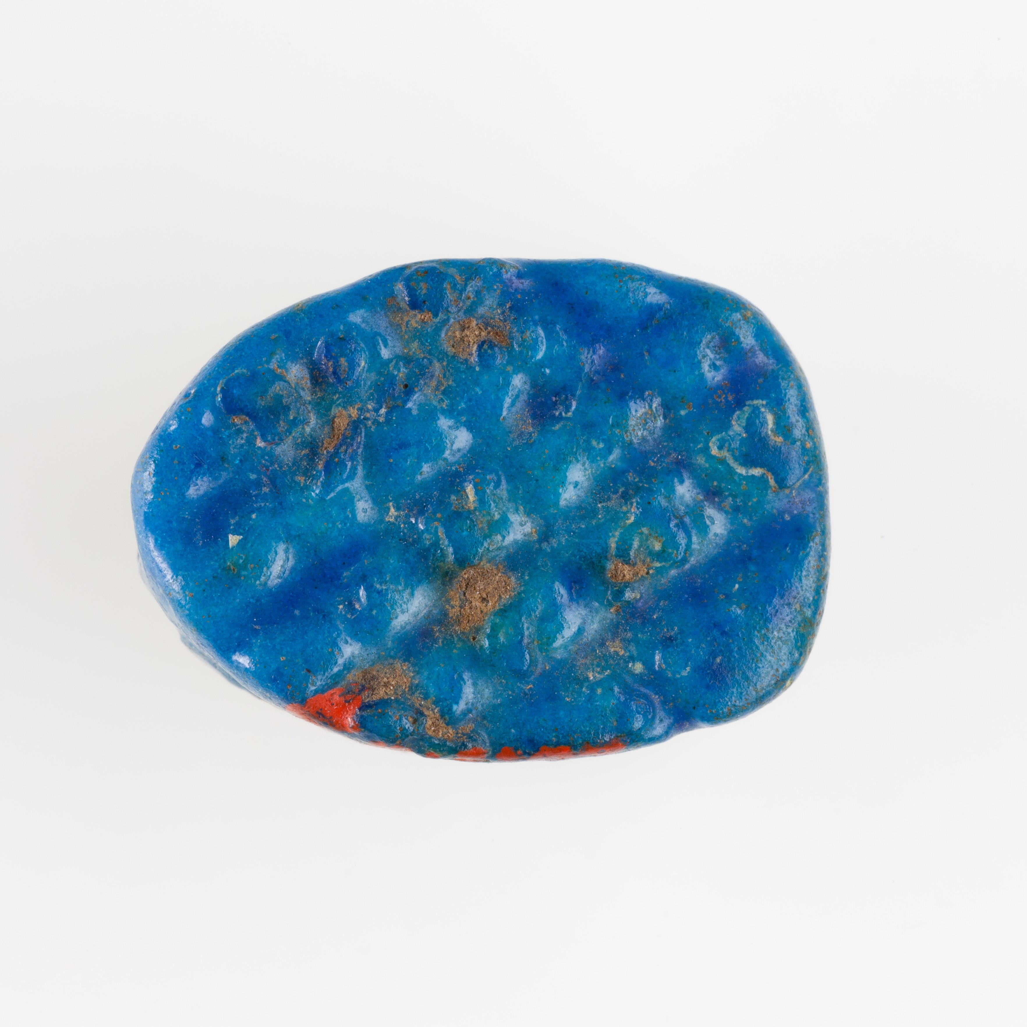 Oval Blue Natural Mineral Specimen