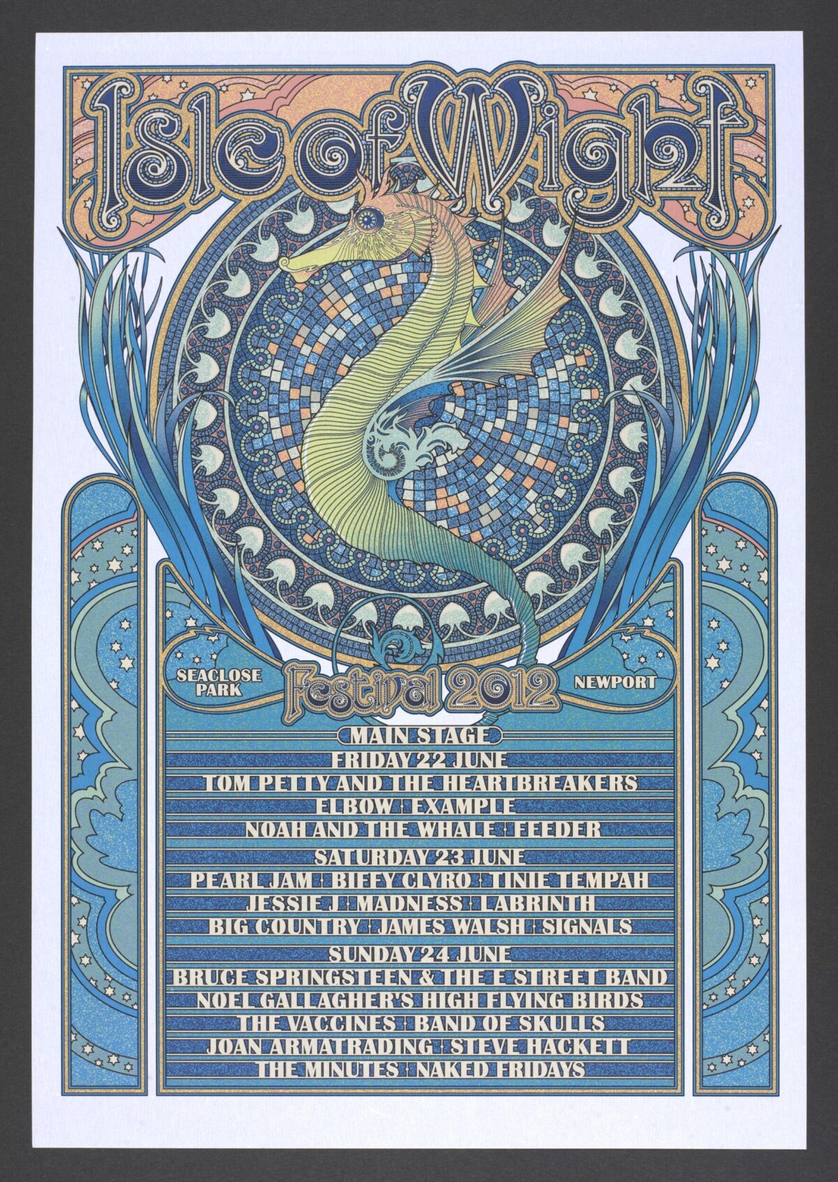 2012 Isle of Wight Festival Poster