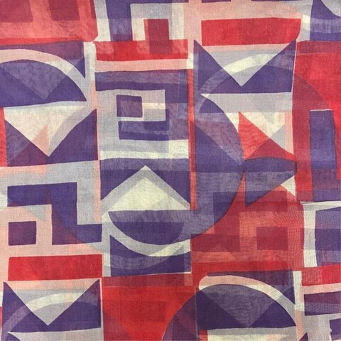 Red Purple Geometric Abstract Pattern
