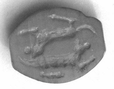 Ancient Seal Impression With Two Animals