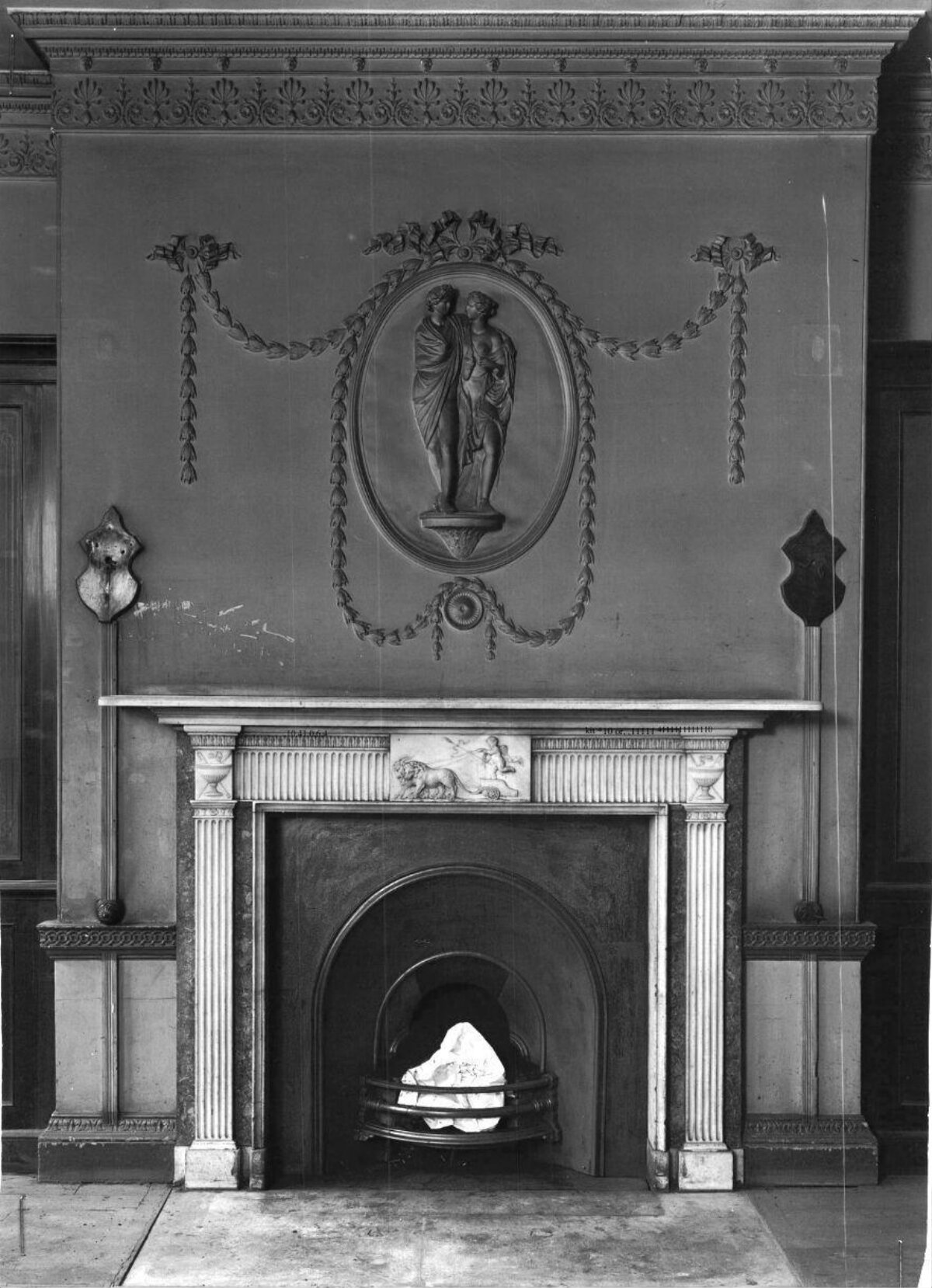 Ornate Neoclassical Fireplace