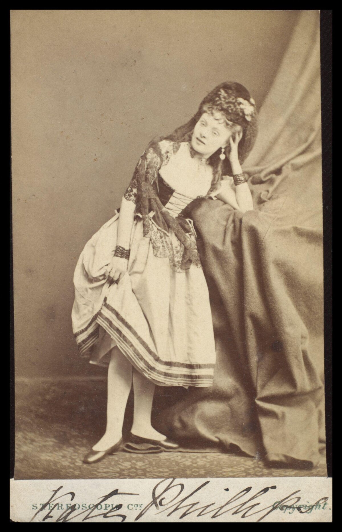 Vintage Portrait of Kate Phillips