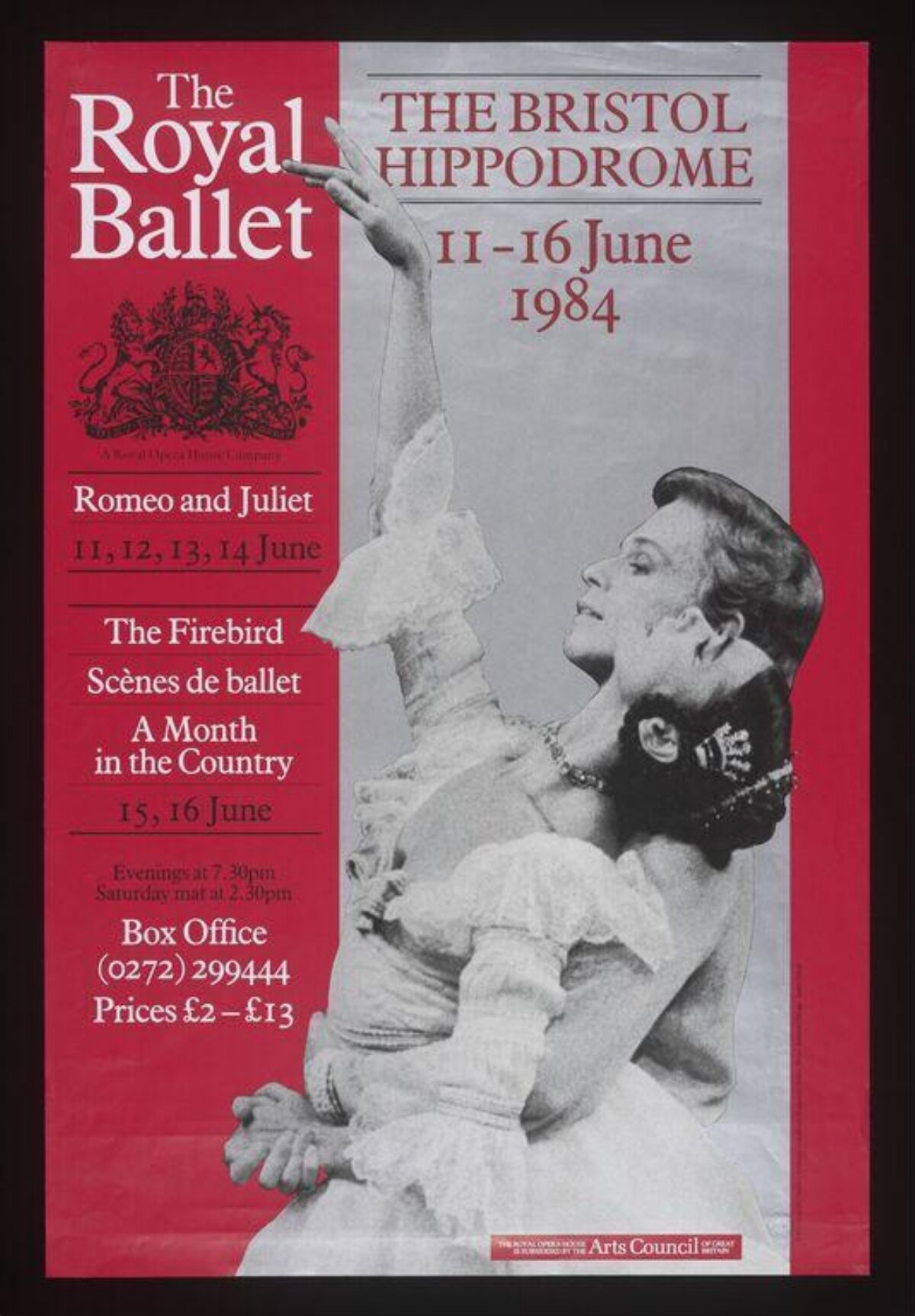 1984 Royal Ballet Performance Poster