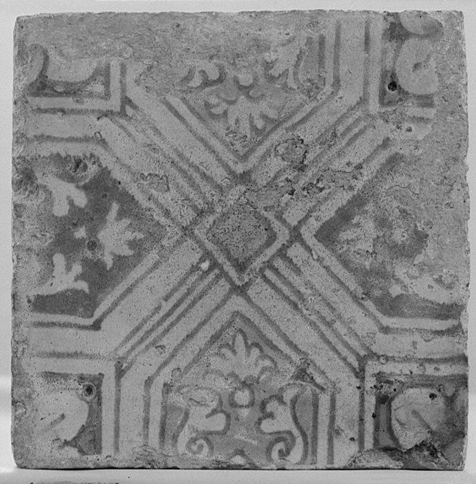 Antique Carved Decorative Tile