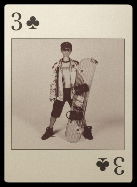 Custom 3 of Clubs Playing Card