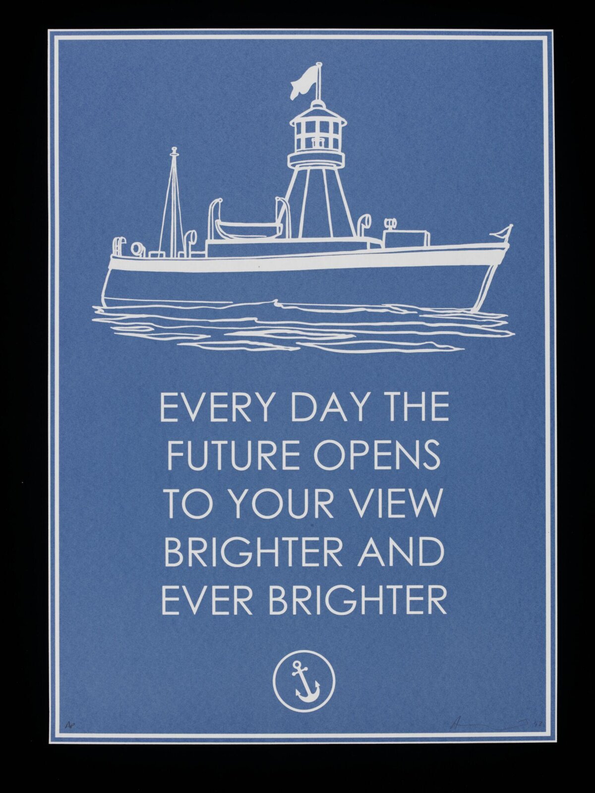 Nautical Inspirational Quote Art Print