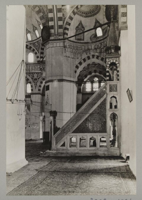 Historic Mosque Interior View