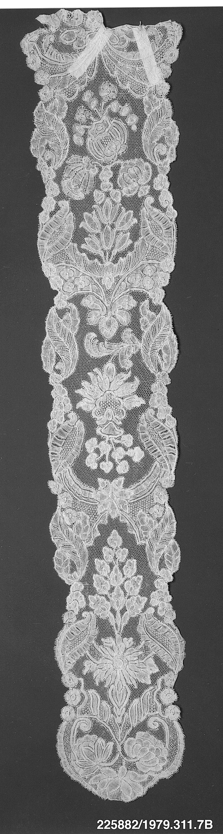 Antique Floral Lace Panel