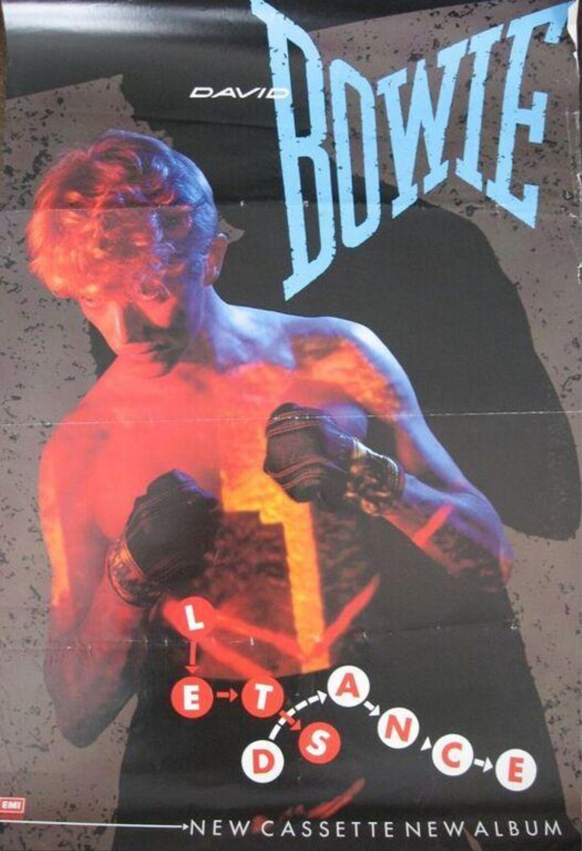 David Bowie Let's Dance Album Poster