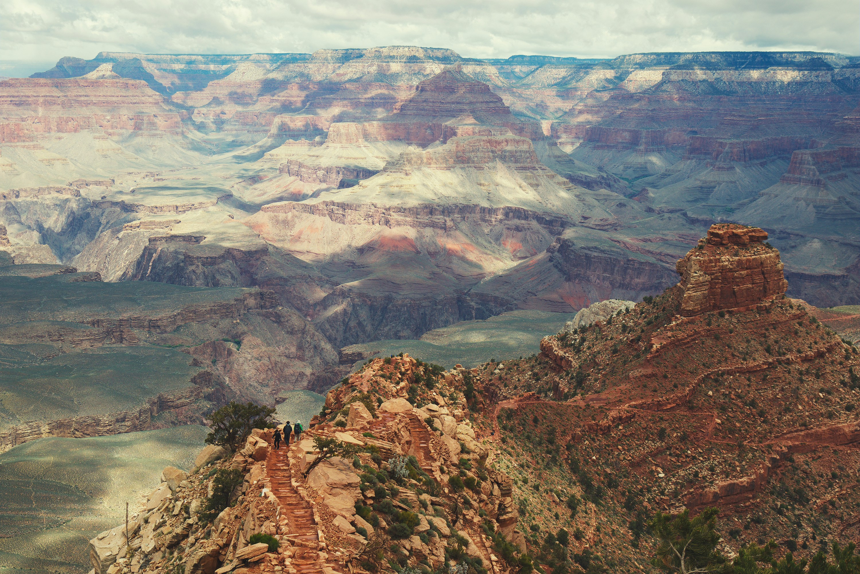 Grand Canyon Hiking Trail View