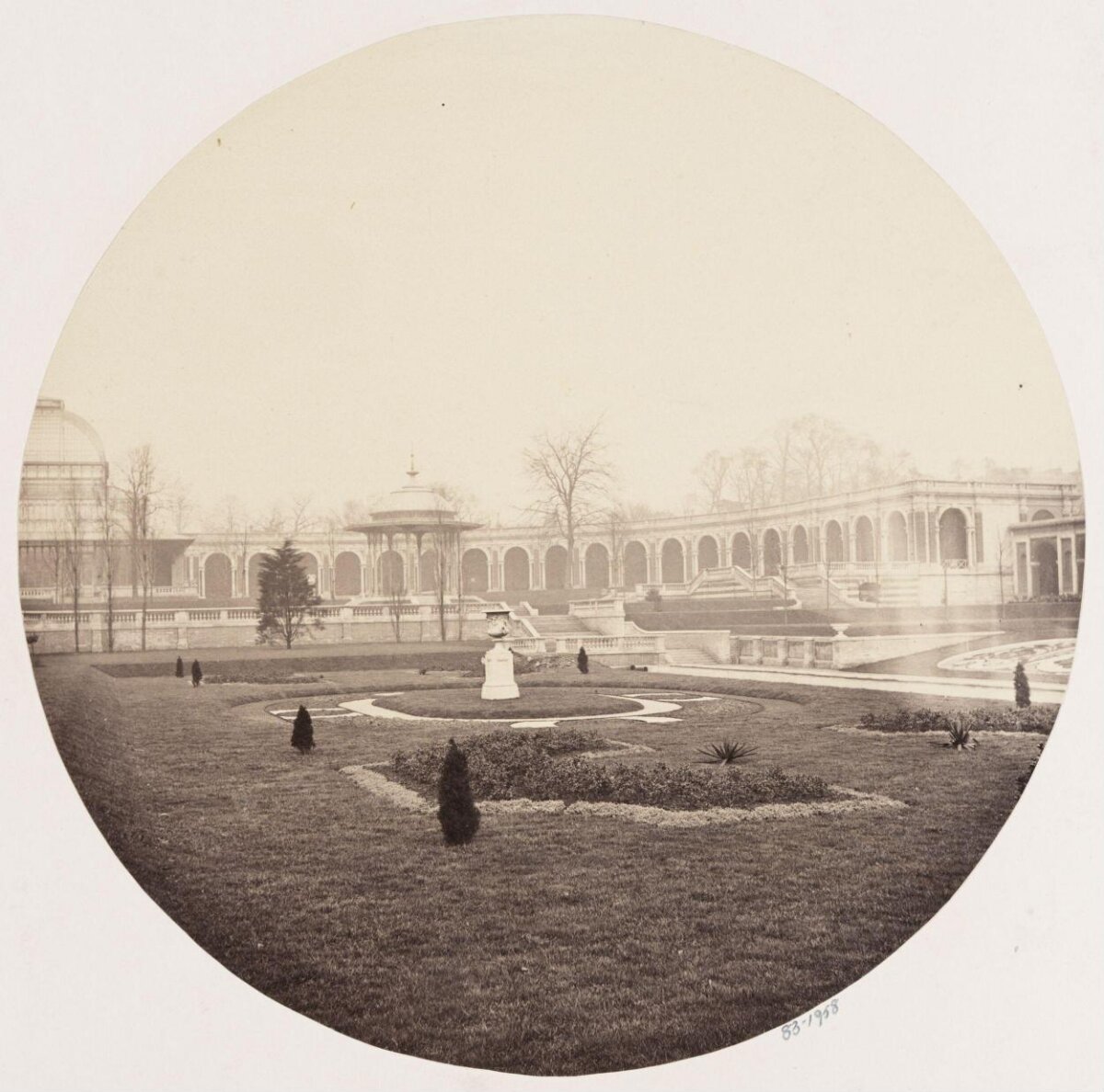 Historic Formal Garden with Colonnade