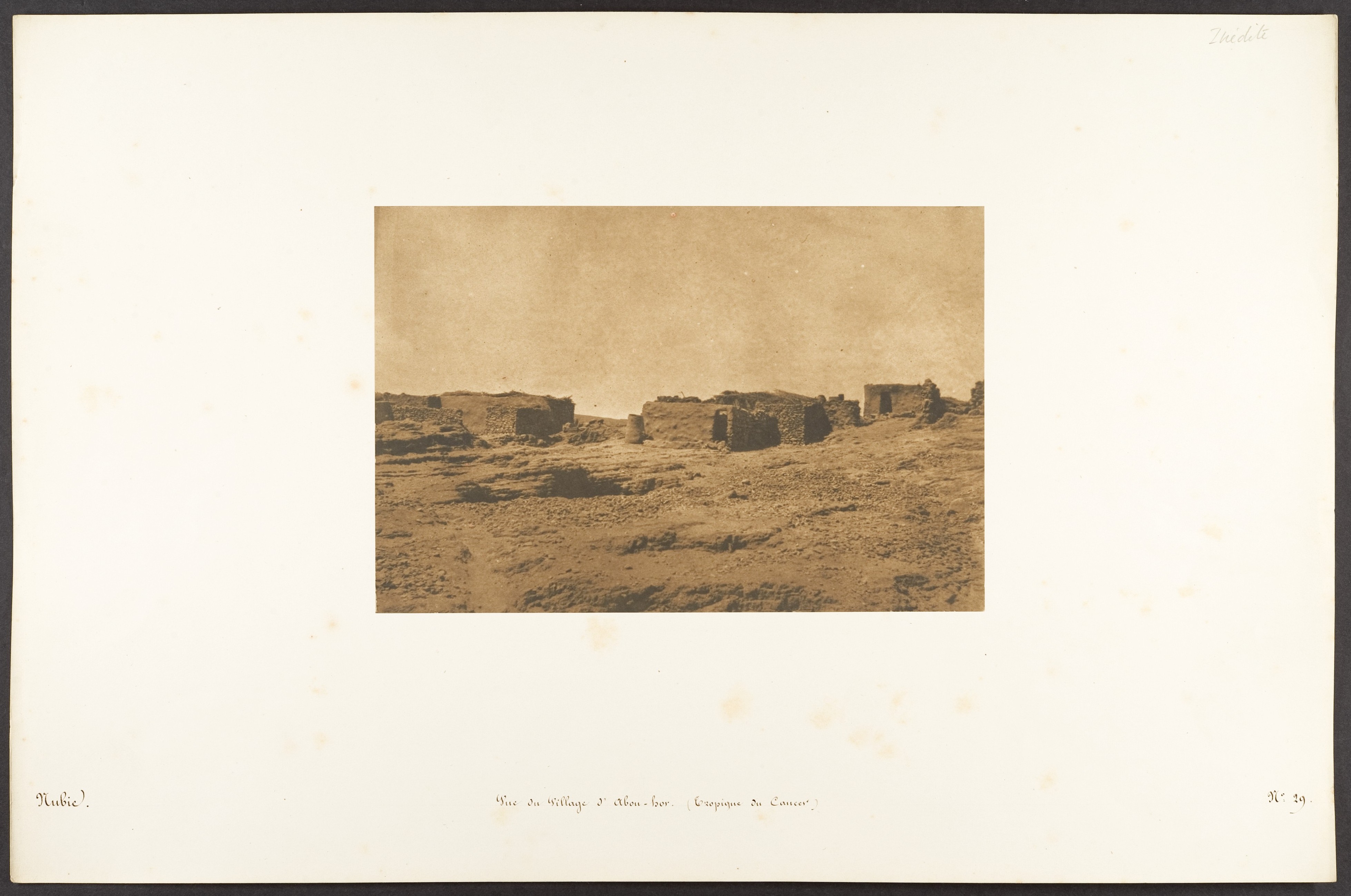 View of Abou Hor Village, Nubie
