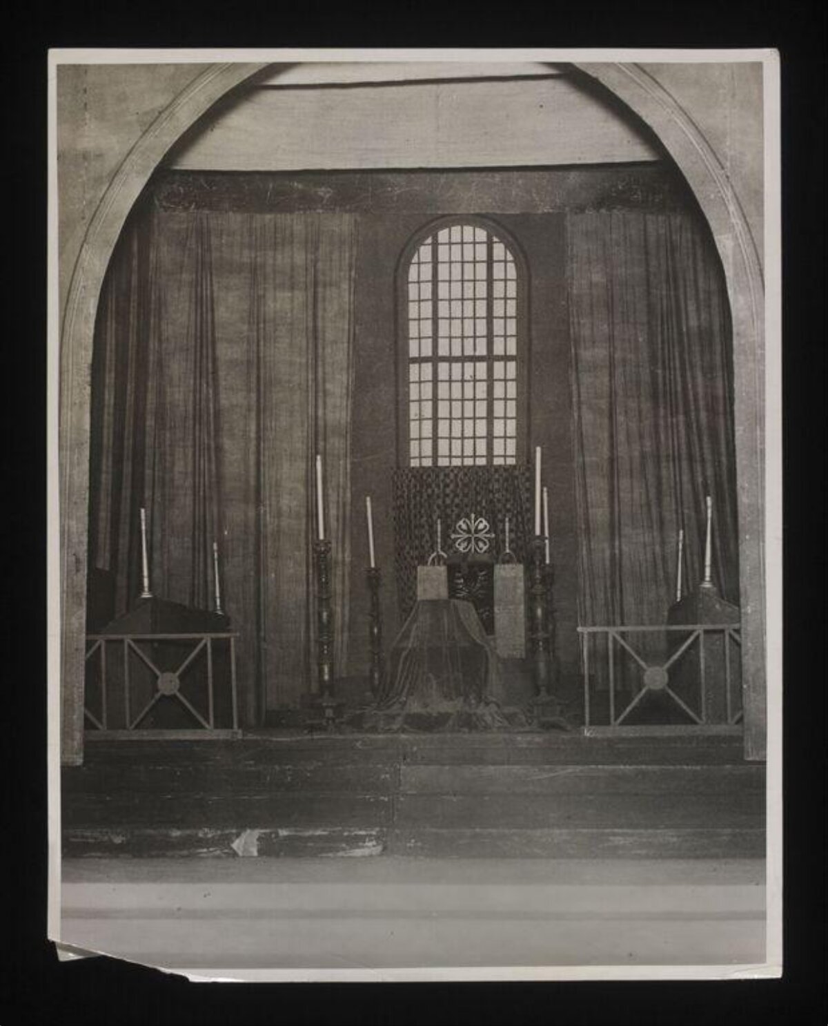 Vintage Church Altar Interior
