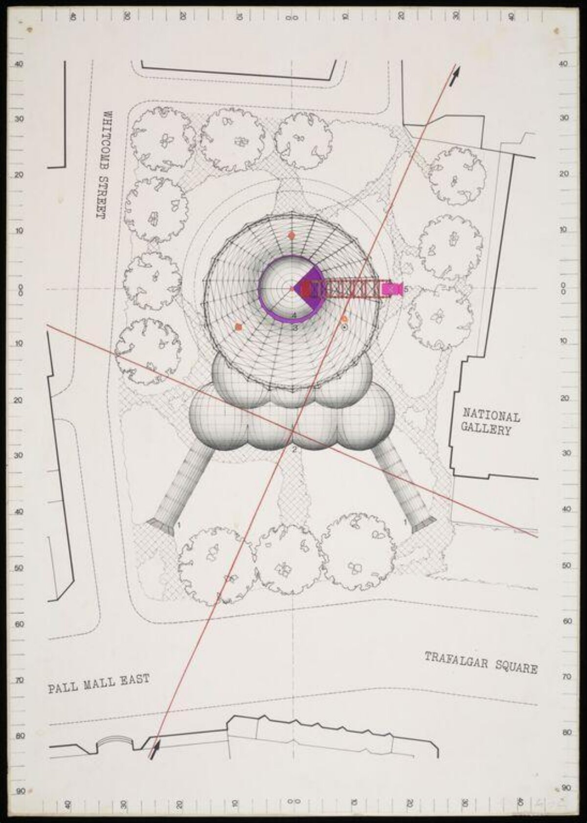 Trafalgar Square Monument Site Plan